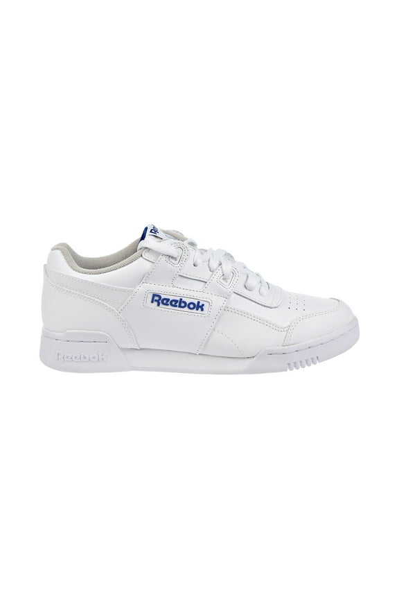 Workout Plus 2759 Men's White Royal Leather Classic Sneaker Shoes NR6295 (11)