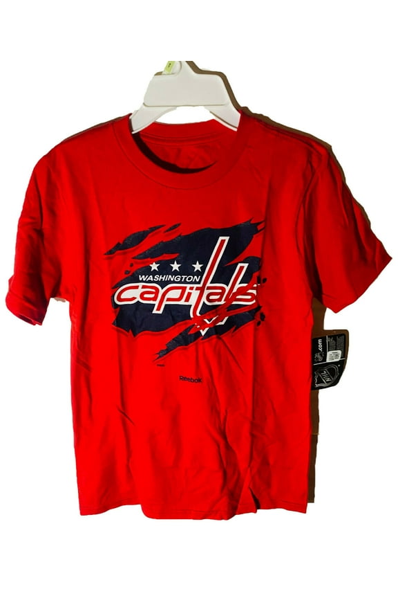 YOUTH Washington Capitals Short Sleeve T-Shirt Red MEDIUM