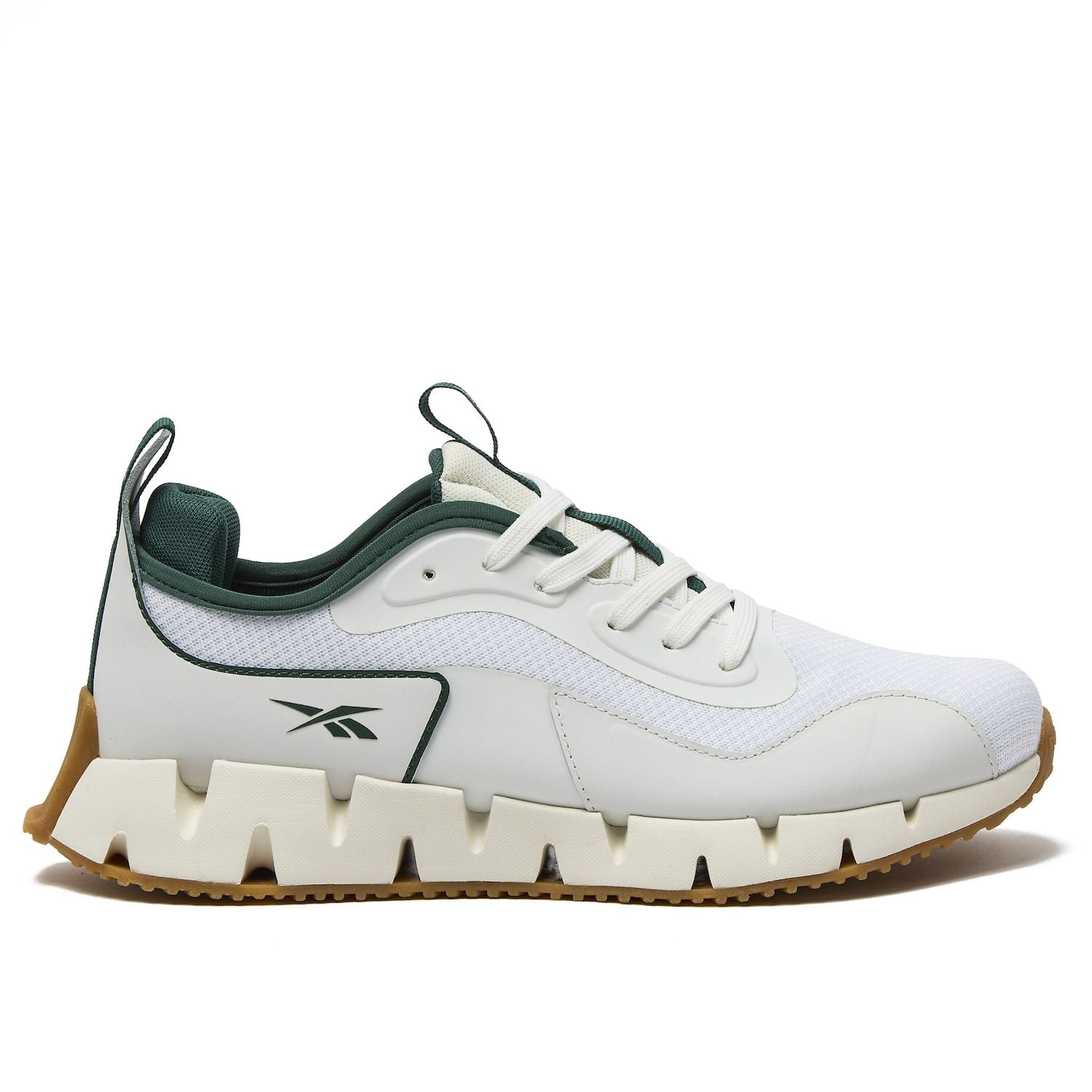 Reebok Men\'s Zig Dynamica Running Shoes White /LT Green 30106MWKV Size 10.5 Reebok Womens Zig Dynamica 4 Running Shoes White/Green  main image 2