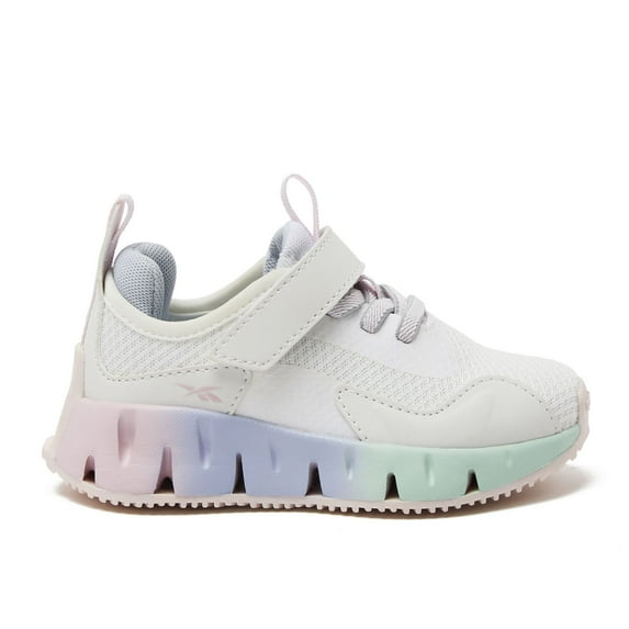 Reebok Zig Dynamica Toddler Athletic Shoes Color: White Marshmallow Blue Size: 8 T