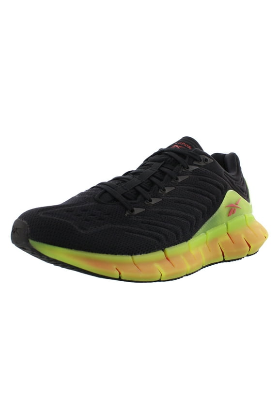 Zig Kinetica Big Kids' Running Shoes Black-Solar Yellow-Excellent Red fw7146