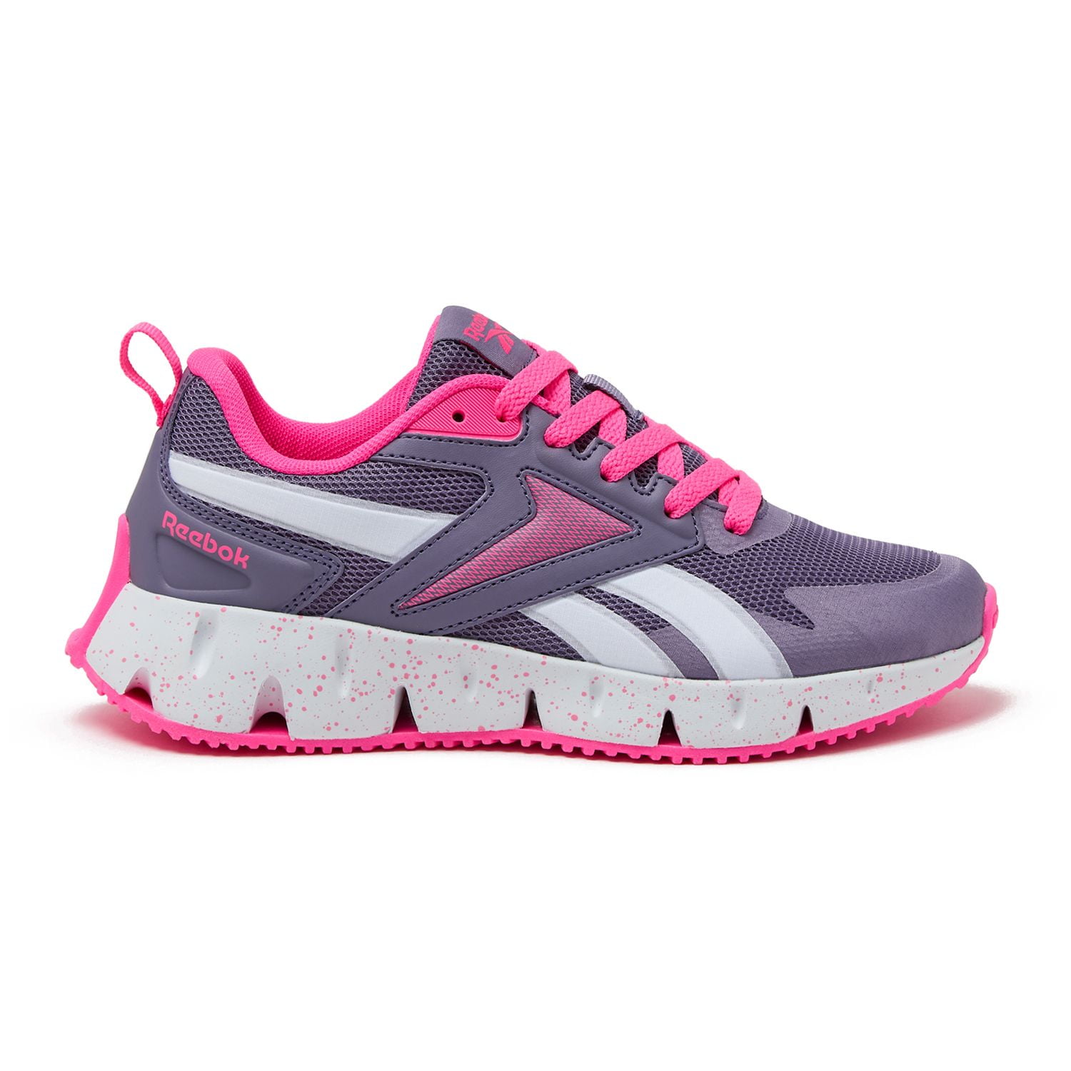 Reebok Reezig Reebok Zig Vector Big Kids' Shoes Color: Purple Pink White Size: 5 ...