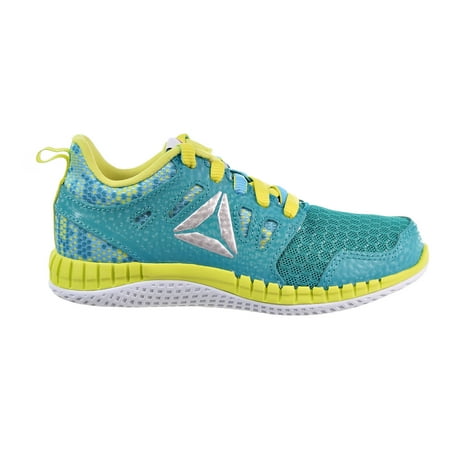 Reebok Zprint 3D MTL Little Kids (PS) Shoes Teal/Blue/Yellow/Silver ar2887