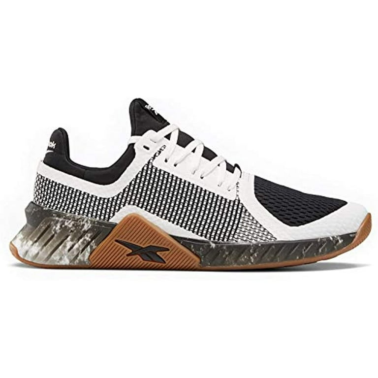 Reebok mens FLASHFILM TRAIN, Black/chalk/ Rubber Gum, M US
