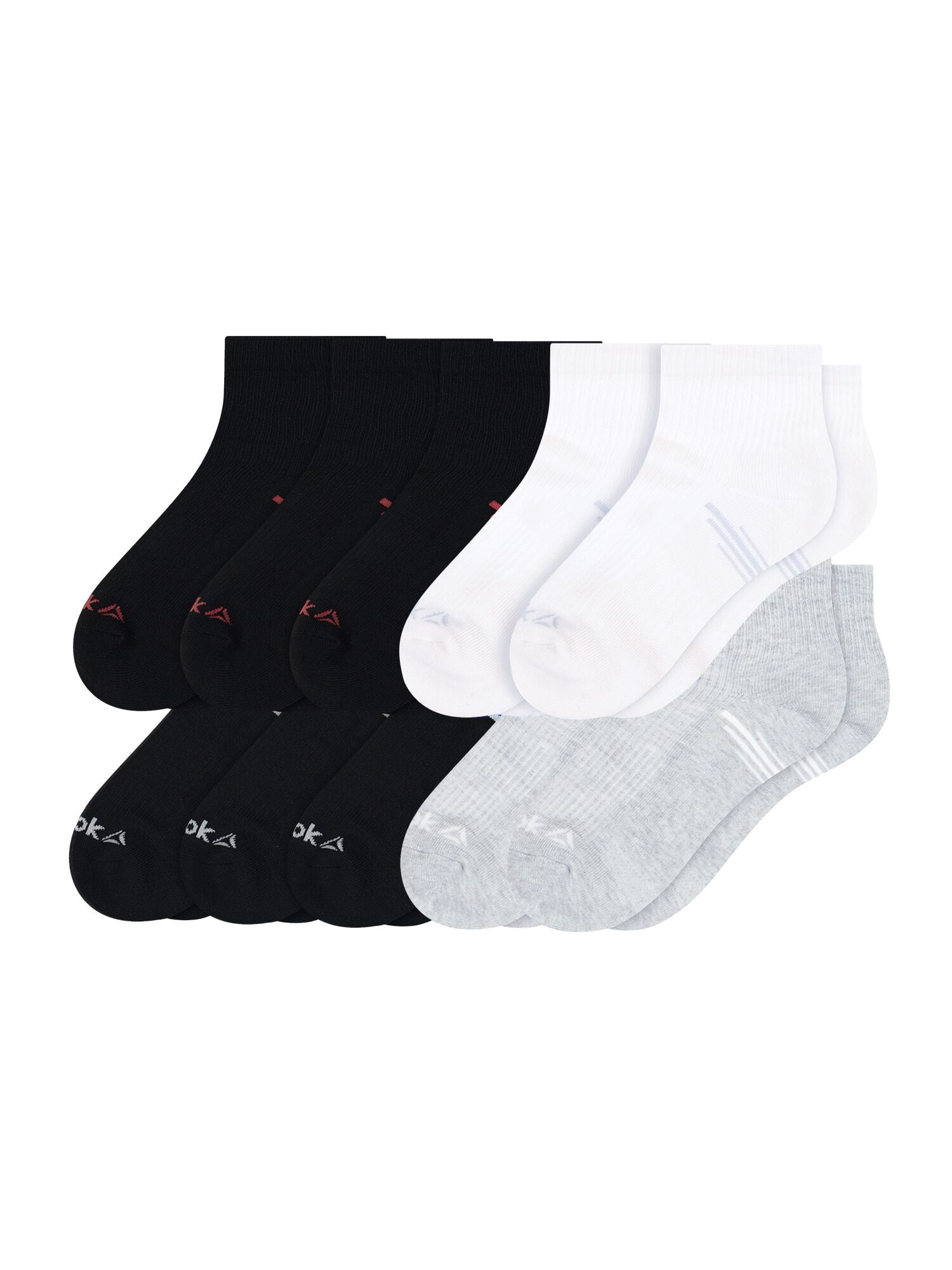 Reebok Women’s Cushion Ankle Socks, 10 Pack, Size 4-10