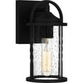thumbnail image 1 of Reece 1-Light Earth Black Outdoor Wall Lantern|Black, 1 of 5