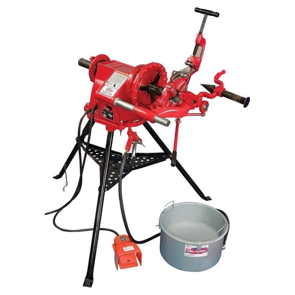 Reed 5301PD57RPMCMP 1/8-2 Power Drive Pipe Thead Machine 57Rpm with Footswitch