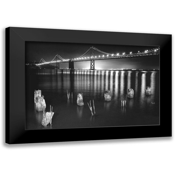 Reed, Aaron 14x11 Black Modern Framed Museum Art Print Titled - Night Reflections