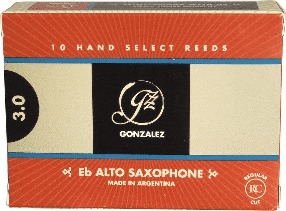 Reed, Alto Saxophone Gonazlez Reed, 10/Box, # 3