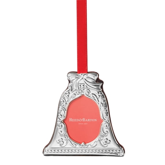 Reed And Barton Bell Figural Frame Sterling Silver Ornament