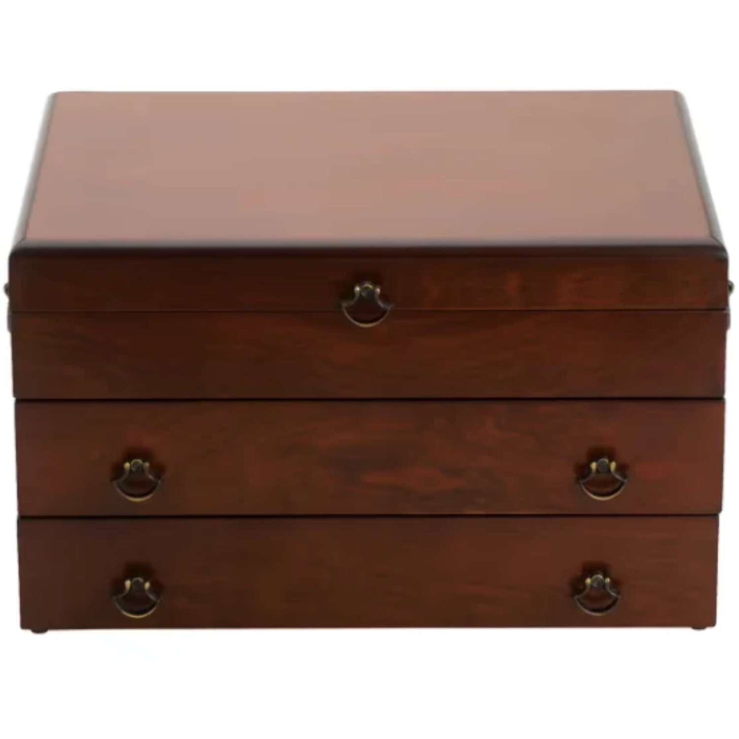 Reed And Barton Bristol GrandeMahogany/Brown Flatware Chest.