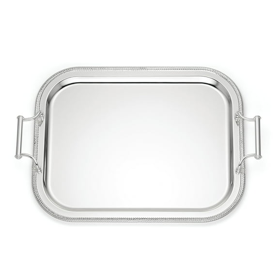 Reed And Barton Gallery Silverplate Rectangular Tray With Handles
