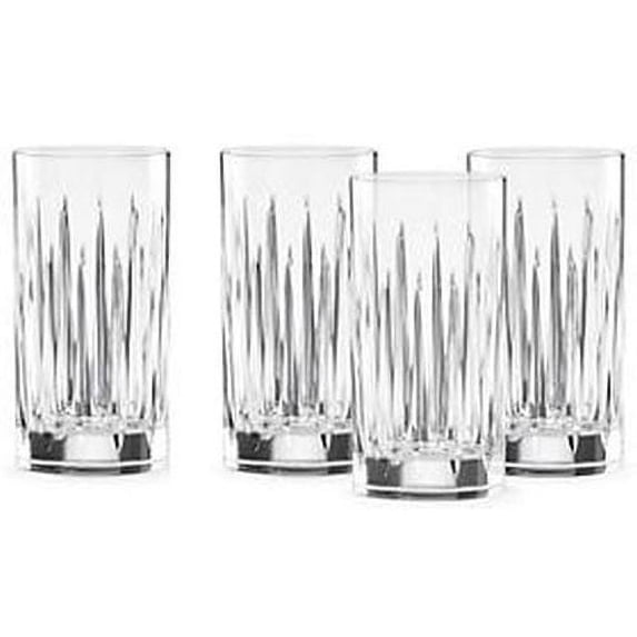 Reed & Barton 4 Piece Soho Crystal Iced Beverage Glass Set