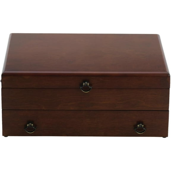 Reed & Barton 44C Bristol Cherry Finish Flatware Chest