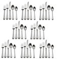 thumbnail image 1 of Reed & Barton Allora 18/10 Stainless Steel 40pc Flatware Set (Service for Eight), 1 of 3