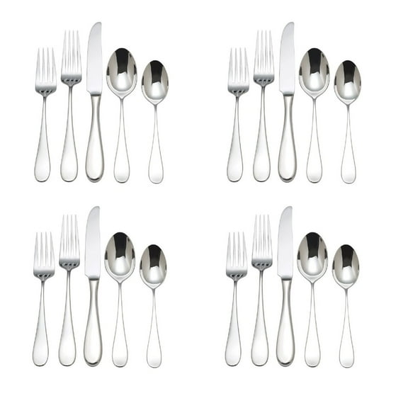 Reed & Barton Dalton 18/10 Stainless Steel 20pc Flatware Set (Service for Four)