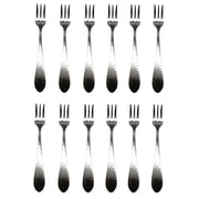 Reed & Barton Hammered Antique 18/10 Stainless Cocktail Fork Set of Twelve