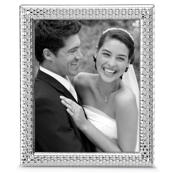 Reed & Barton Watchband Silver Plate Frame, 8 x 10 Inch