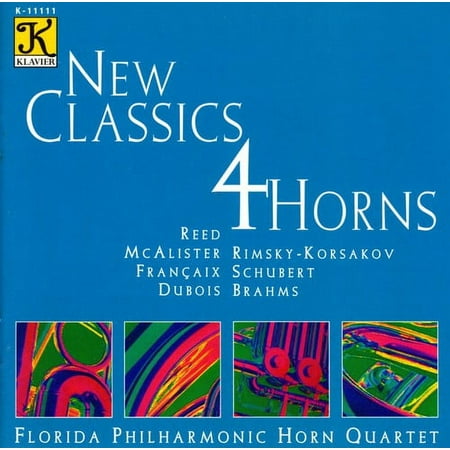 Reed / Brahms / Florida Philharmonic Horn Quartet - New Classics 4 Horns - Music & Performance - CD