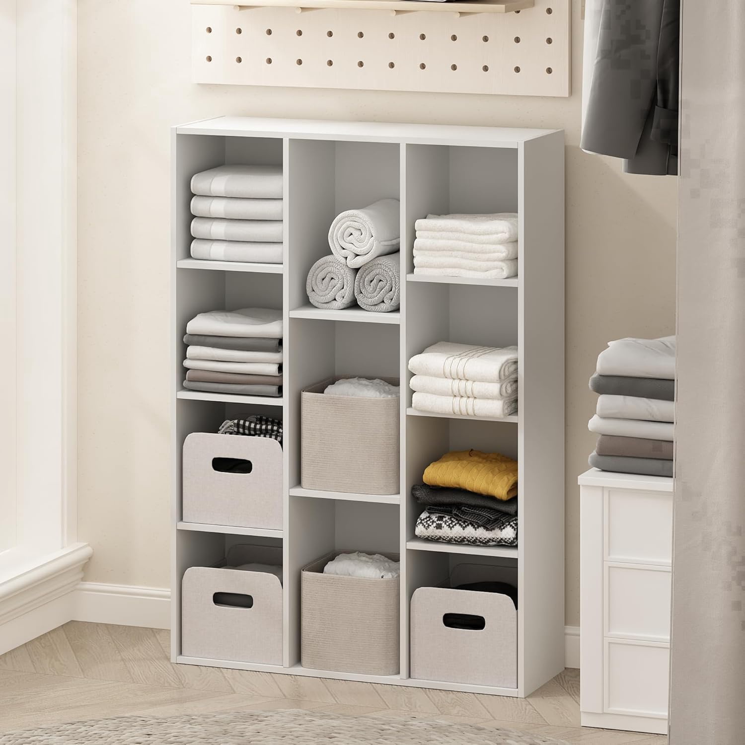 Reed Closet Organizers and Storage, 11-Cube Closet Organizer, Open ...