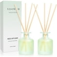 thumbnail image 1 of Reed Diffuser - Clean Linen 3.38oz (100ml) 2 Pack Essential Oil Reed Diffuser Set with 16 Sticks, Long Lasting Fragrance for Home, Bathroom, Bedroom, Room, Decor, 1 of 3