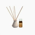 thumbnail image 1 of Reed Diffuser – Sandalwood Scent – 50ml Oil, 6 Reed Sticks, Ceramic Pot, 1 of 9