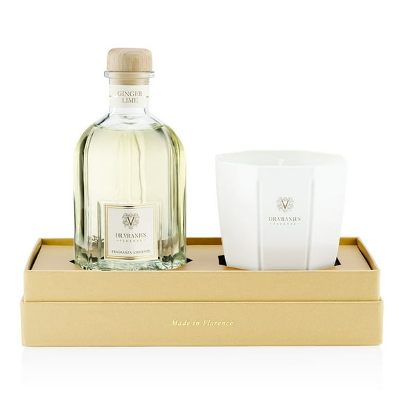 Reed Diffuser & Scented Candle Gift Set Ginger Lime 250ml