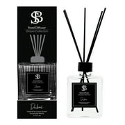 Reed Diffuser Set Deluxe Collection Dubai - Inspired by Champagne Fragrance - 4.75oz - 5 Reed Sticks