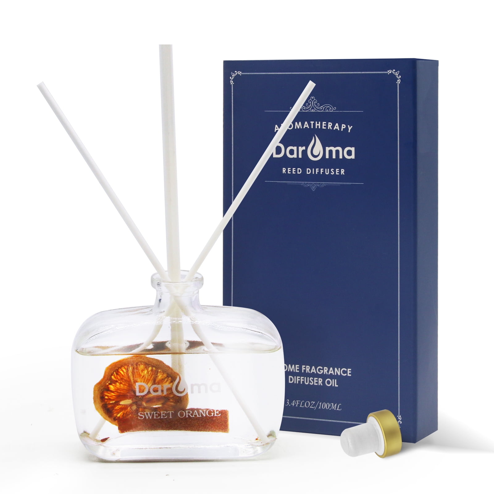 Reed Diffuser Set With Sticks, Daroma Dried Flowers Aromatherapy Reed ...