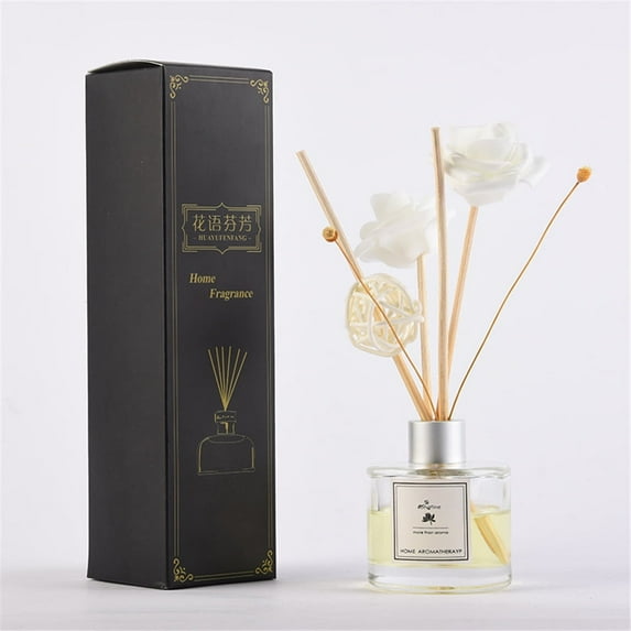 Reed Diffuser Set with Sticks 1 Pc Home Ambiance Diffuser Long-Lasting Reed Scent Diffuser Scent Diffuser, Luxury Room Freshener Gift, Gardenia