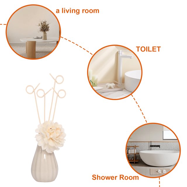 Reed Diffuser Sticks 20Pcs Reed Diffuser Sticks Natural Reed Diffuser