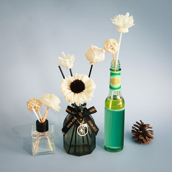 Reed Diffuser Sticks, 7.8 Inch Fiber Sticks - Reed Diffuser, Essential Oil Aroma Diffuser Refill Replacement Sticks for Home, Office, Spa and Bedroom