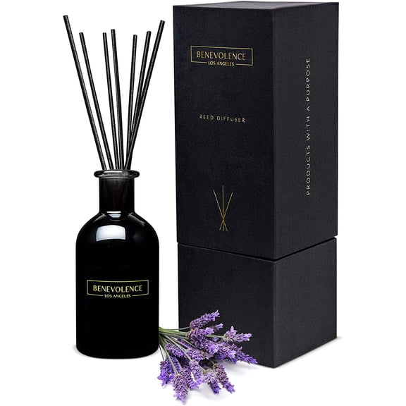 Reed Diffusers for Home, Lavender & Eucalyptus Relaxing Fragrance | Aromatherapy Reed Diffuser Sticks with Gift Box, Scented Sticks for Bathroom | Home Dcor