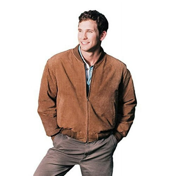 Reed Est. 1950 Suede Leather Jacket, 2XL, Camel