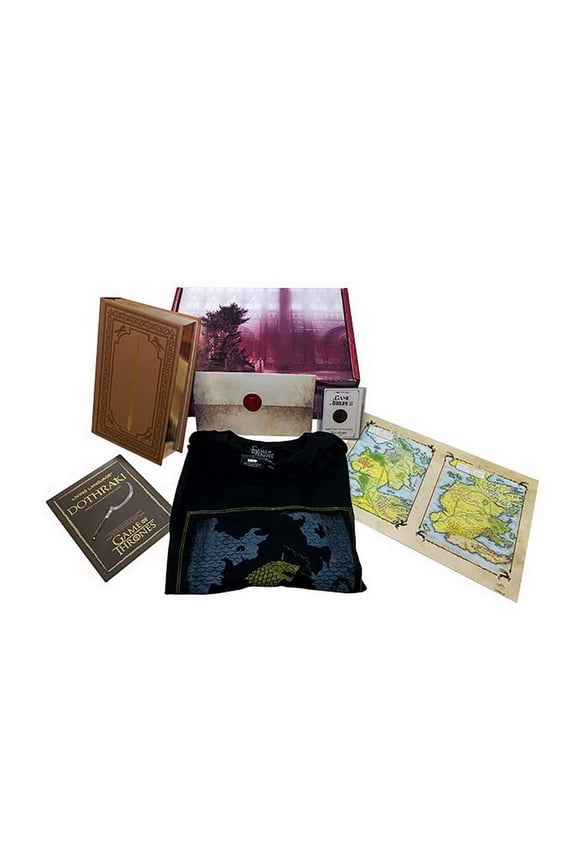 Reed Exhibitions US Game of Thrones 20th Anniversary Collectible Gift Box w/ Book | XX-Large Shirt Unisex
