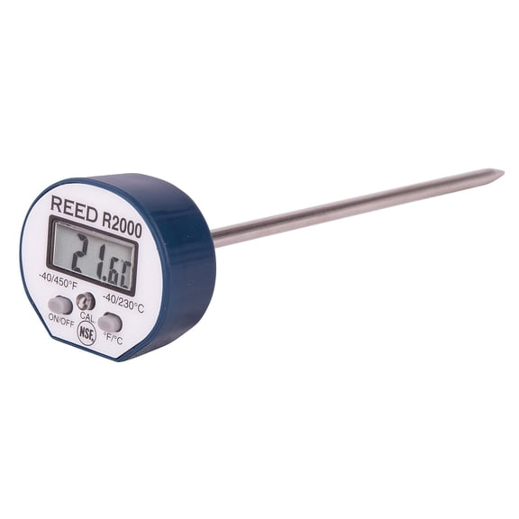 Reed Instruments Reed R2000 Waterproof Stainless Steel Digital Stem Thermometer (R2000)