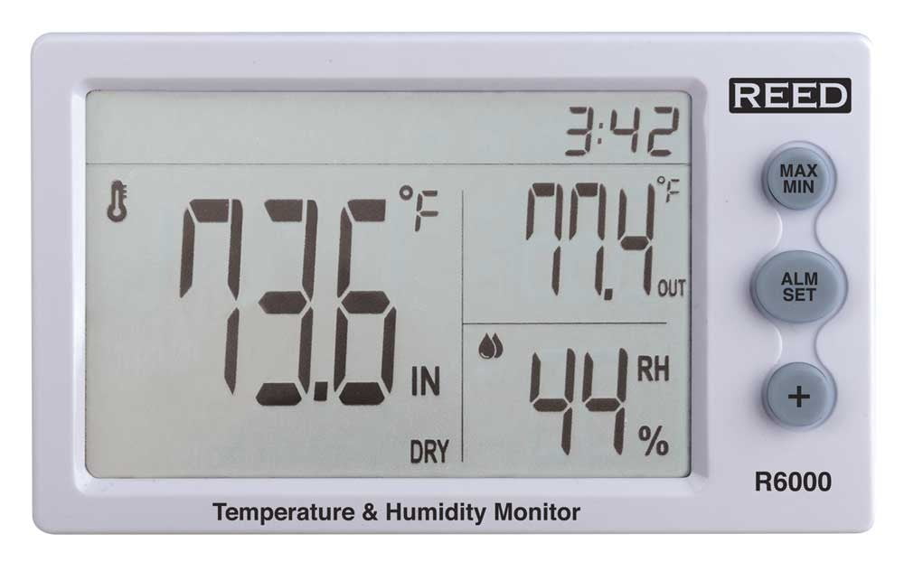 Reed Instruments Temperature And Humidity Meter R6000