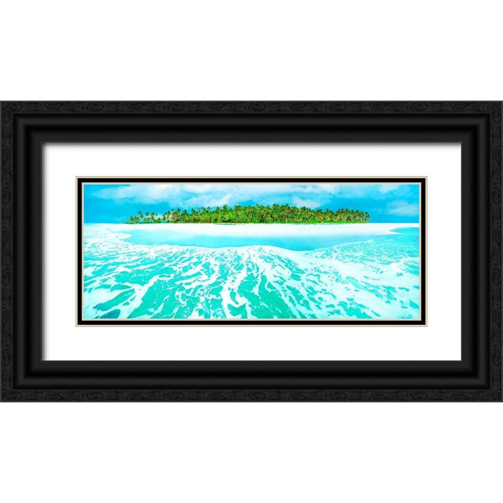 Reed, Jack 14x8 Black Ornate Wood Framed with Double Matting Museum Art ...