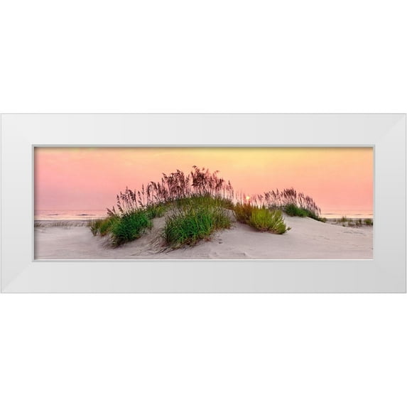 Reed, Jack 32x13 White Modern Wood Framed Museum Art Print Titled - Sea Oats Sun