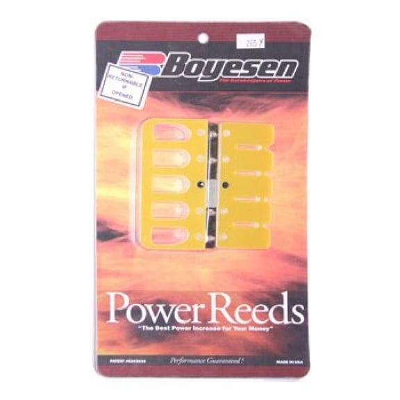 Reed Kit, Boyesen 5 Petal Yellow Mercury V6