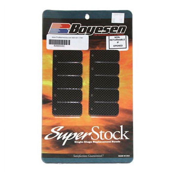 Reed Kit, Boyesen Mercury 3.0L DFI EFI 300X 300X Single Stage Carbon FiberPro #: B2665SSC X-Ref #: