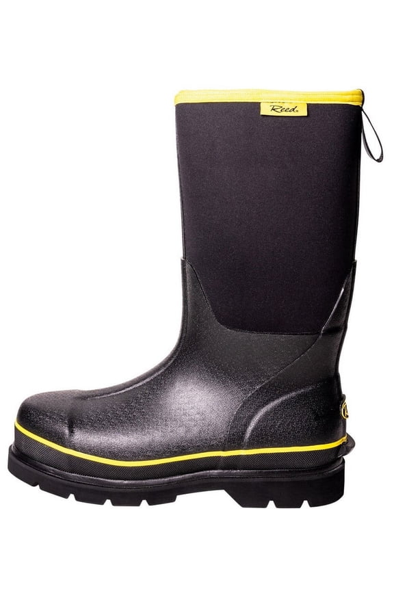 Men's Force II 14" Safety Style Steel Toe Boot Black in 14