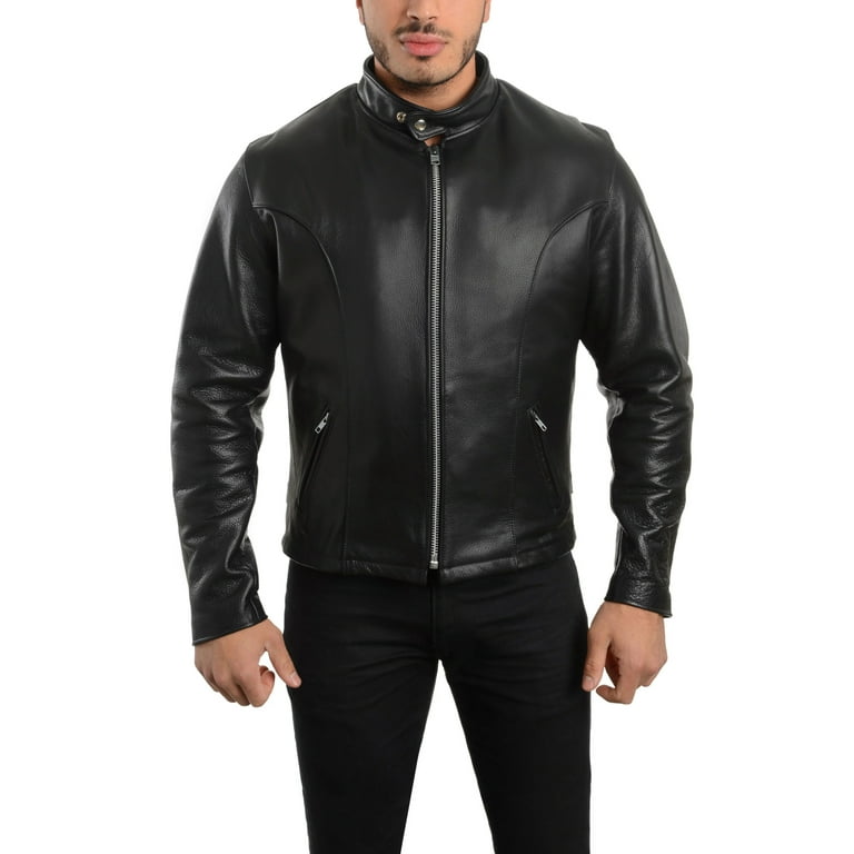 Large tall leather motorcycle jacket outlet