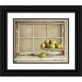 thumbnail image 1 of Reed, Michele 14x12 Black Ornate Wood Framed with Double Matting Museum Art Print Titled - Window Pears, 1 of 4