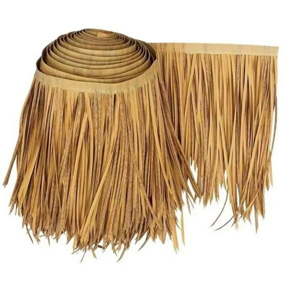 Reed Roof Synthetic Palm Roof Thatched Roof Shingle Palm Tree Thatch Roof Artificial Palm Leaves Plastic Thatch Roof Decorative for Garden