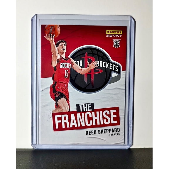 Reed Sheppard 2024-25 Panini The Franchise NBA #17 Rookie Card Rockets 1/234