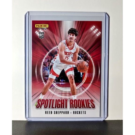 Reed Sheppard Rookie 2024-25 Panini Spotlight Rookies NBA #3 Rockets 1 of 170