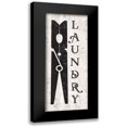 thumbnail image 1 of Reed, Tara 10x18 Black Modern Framed Museum Art Print Titled - Laundry Room Humor vertical I-Clothespin, 1 of 5