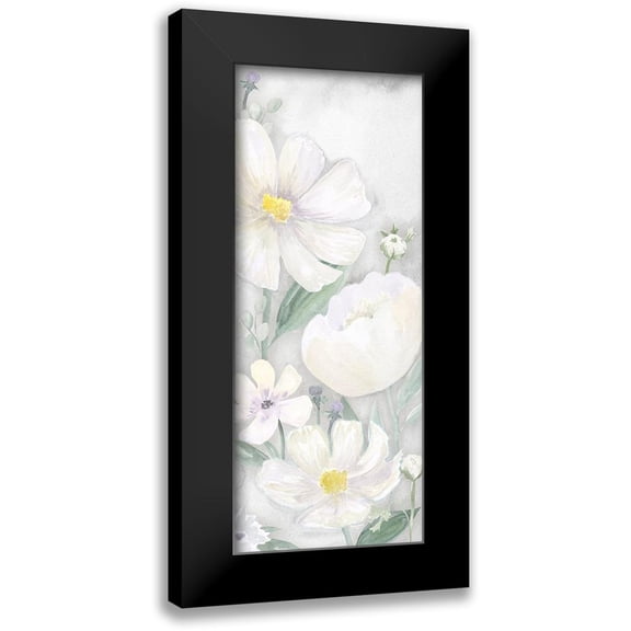 Reed, Tara 10x18 Black Modern Framed Museum Art Print Titled - Peaceful Repose Gray Panel I
