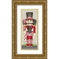 thumbnail image 1 of Reed, Tara 10x18 Gold Ornate Wood Framed with Double Matting Museum Art Print Titled - Nutcracker Christmas III, 1 of 4